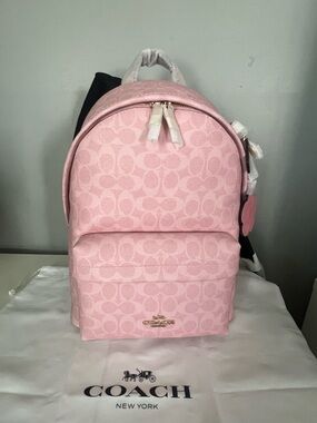 Coach Taylor Backpack In Powder Pink Color